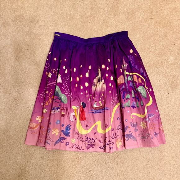 Loungefly Dresses & Skirts - Loungefly Stitch Shoppe Rapunzel Tangled Skirt size 1x